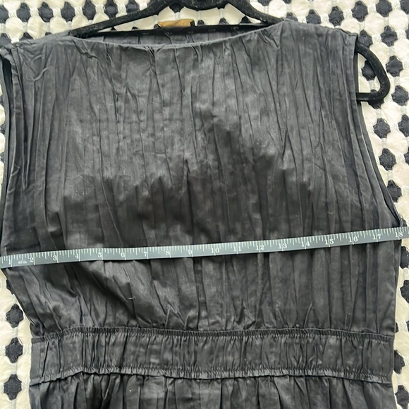 Massimo Dutti Pleated Linen Midi Dress - Picture 11 of 15